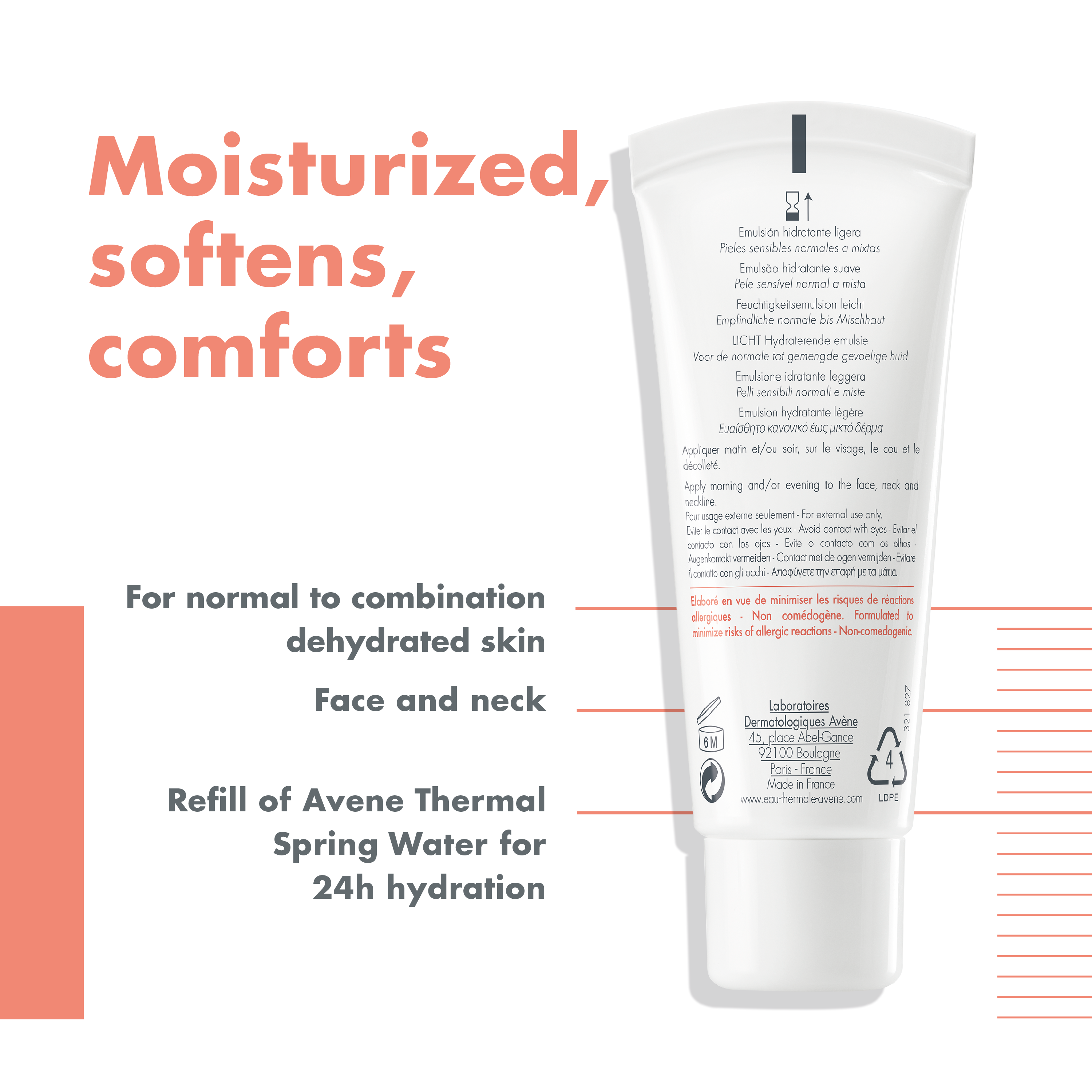 Avene Hydrating Emulsion Hydrance Light and get a FREE 150ml Avène Cleansing Foam