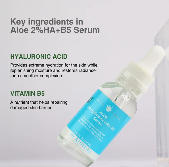The AloeLab 2% Hyaluronic Acid + B5 Serum 30 ml