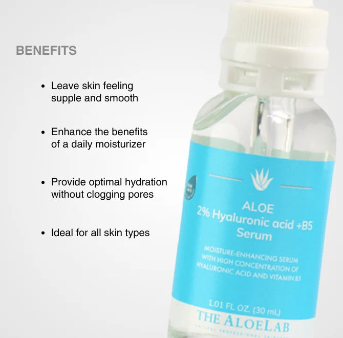 The AloeLab 2% Hyaluronic Acid + B5 Serum 30 ml