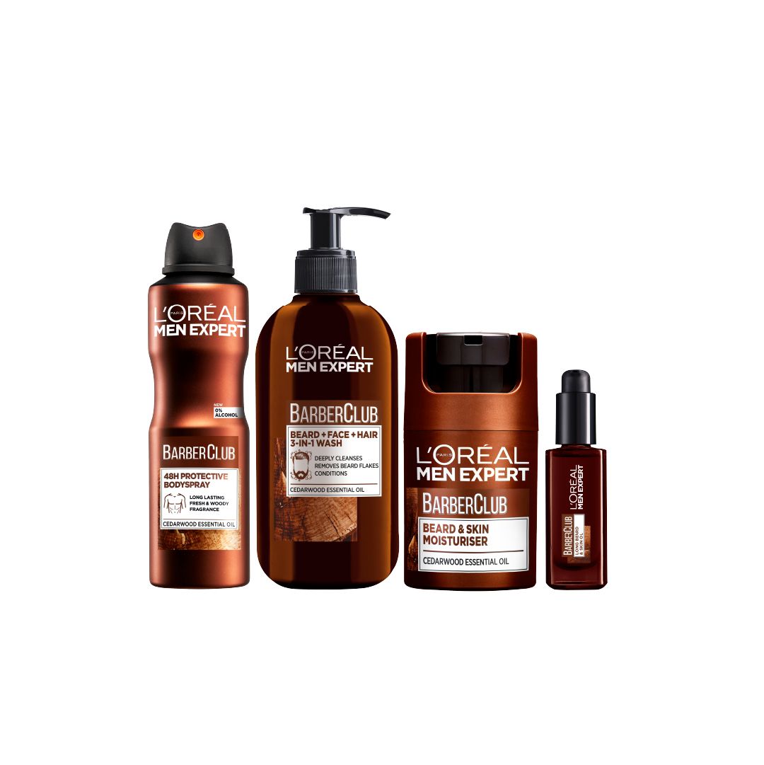 L’Oreal Men Expert BarberClub Grooming Range – 30% Off Black Friday Skincare Deals-1