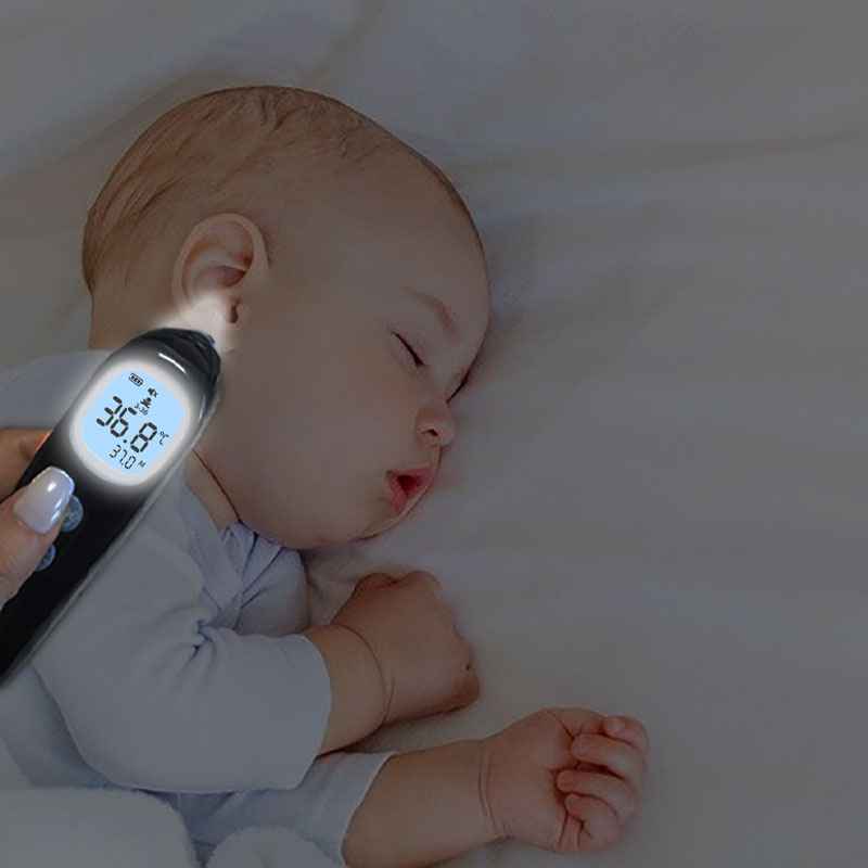 Optimal Preheat Ear Thermometer with Night Mode and Flexible Probe OPM-1366-4