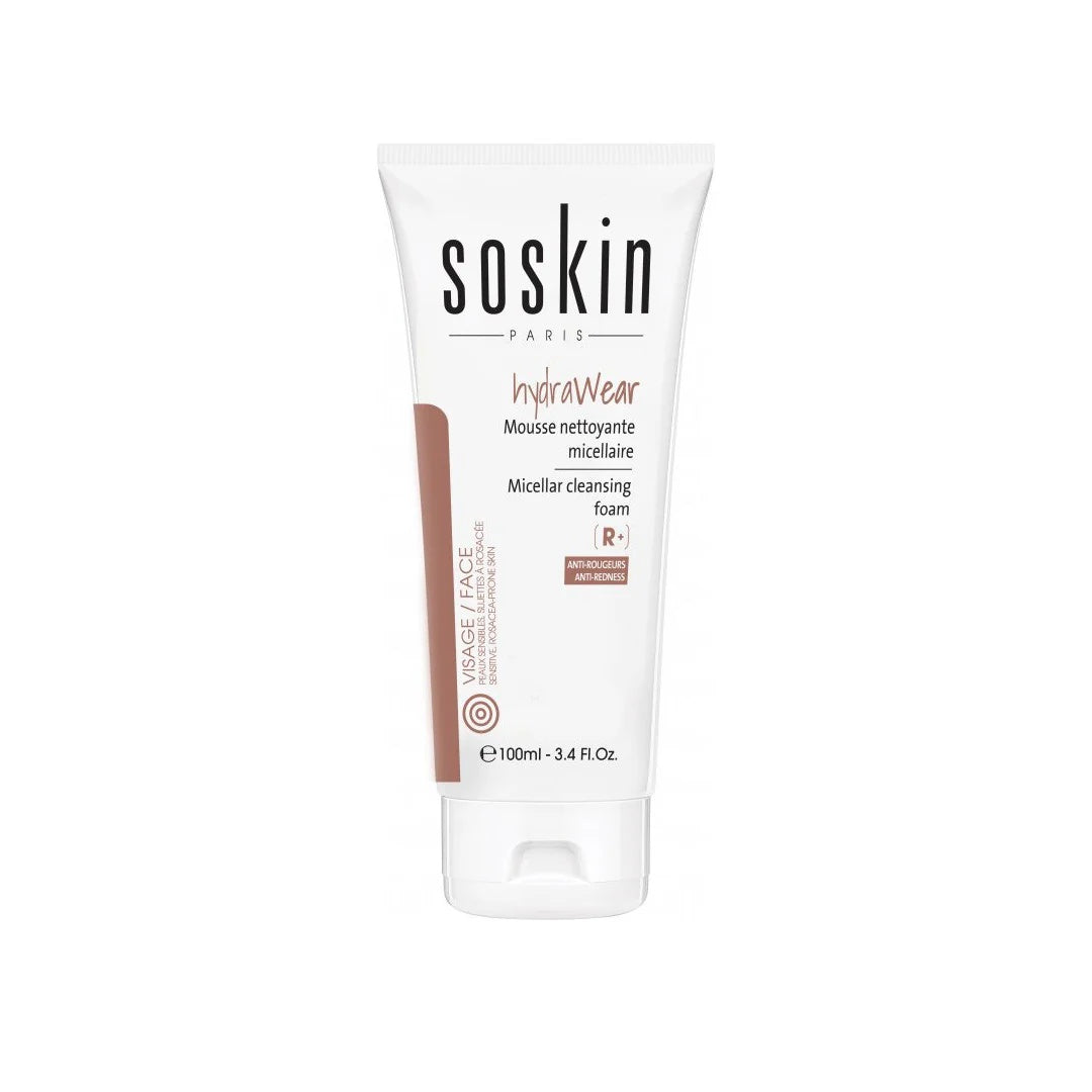 Soskin Hydrawear Micellar Cleansing Foam 100ml – Gentle Foam Cleanser for Sensitive Skin-1