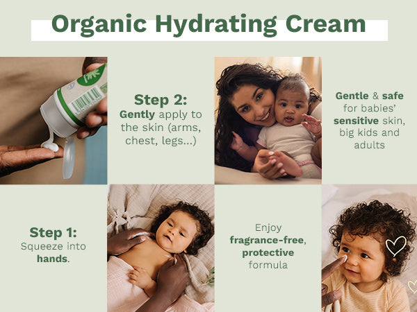 Mustela Bio Organic Hydrating Cream, Creme Hydratante, Face and Body 150ml-5