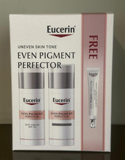 Eucerin Even Pigment Perfector Day Cream SPF30 + Night Cream + FREE Eye Cream-1