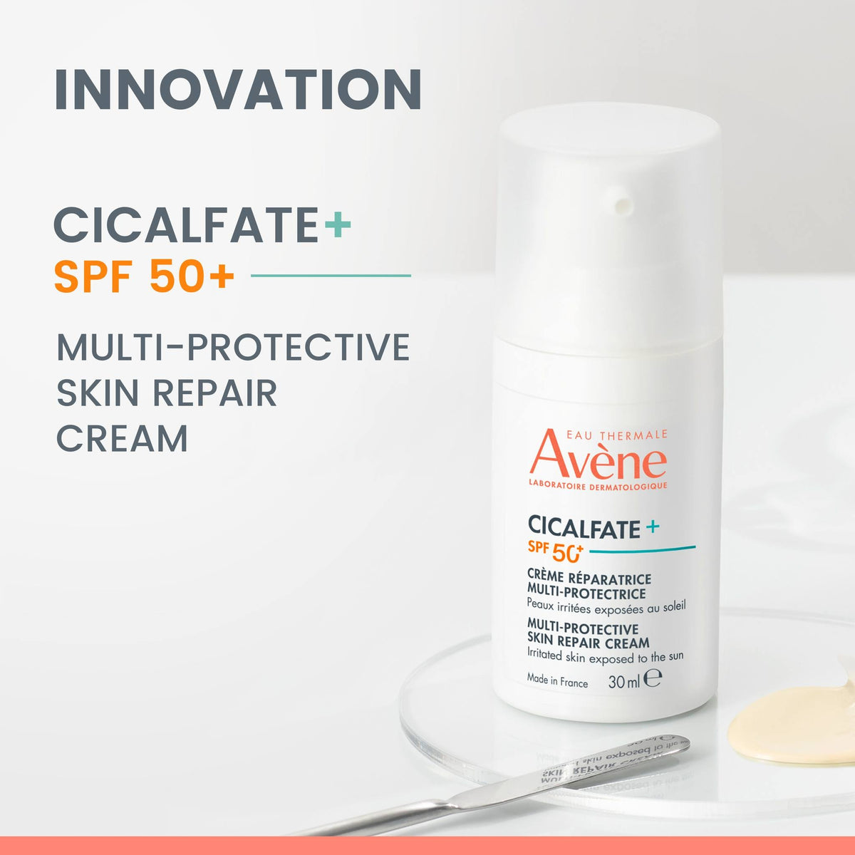 Avene Cicalfate+ Multi-Protective Skin Repair Cream SPF50+ 30ml-3