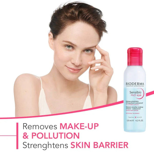 Bioderma Sensibio H2O Eye 125ml | Gentle Micellar Water for Sensitive Eyes-5