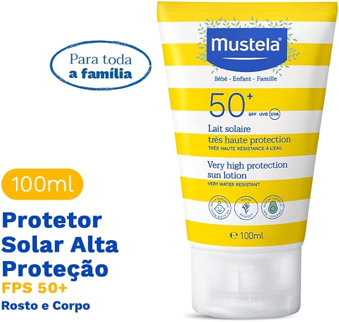 Mustela Very High Protection Sun Lotion - SPF 50+ - Kids Sun Protection-4