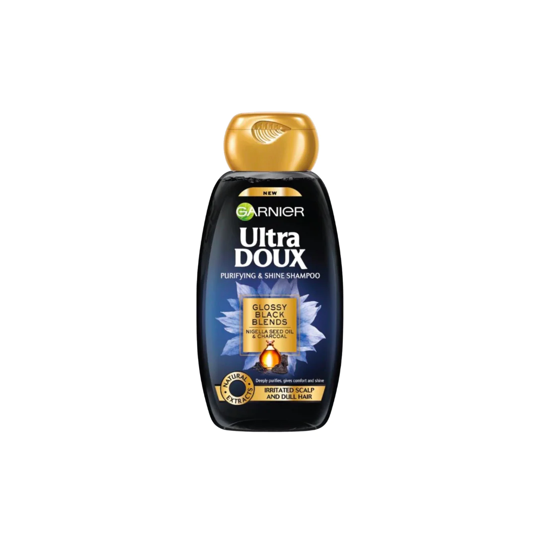 Ultra Doux Purifying and Shine Shampoo, Glossy Black Blends-1