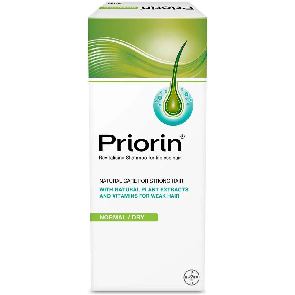 Priorin Revitalising Shampoo for Normal to Dry Hair – Natural Plant Extracts & Vitamins for Stronger Hair-1