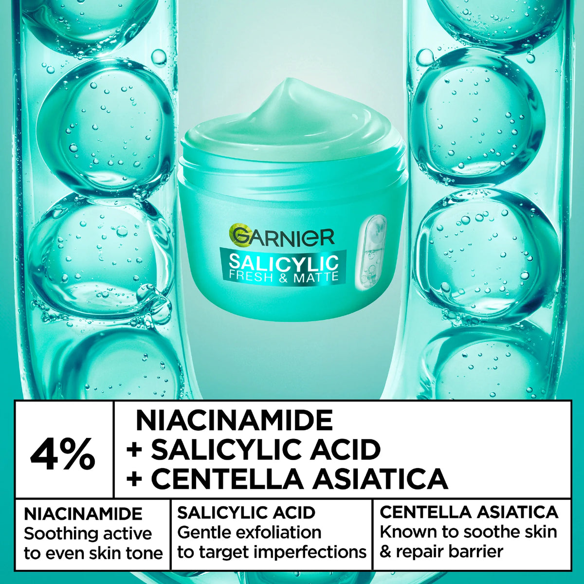 Garnier Salicylic Fresh & Matte Cream 85 ml