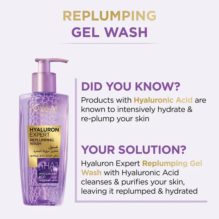 L’Oréal Paris Hyaluron Expert Gel Wash with Hyaluronic Acid-4