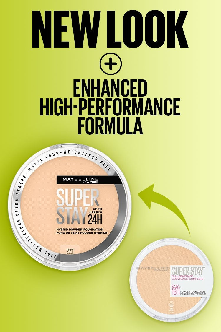 Maybelline SuperStay 24HR Hybrid Powder-Foundation – Long-Lasting Full Coverage Matte Face Powder-3