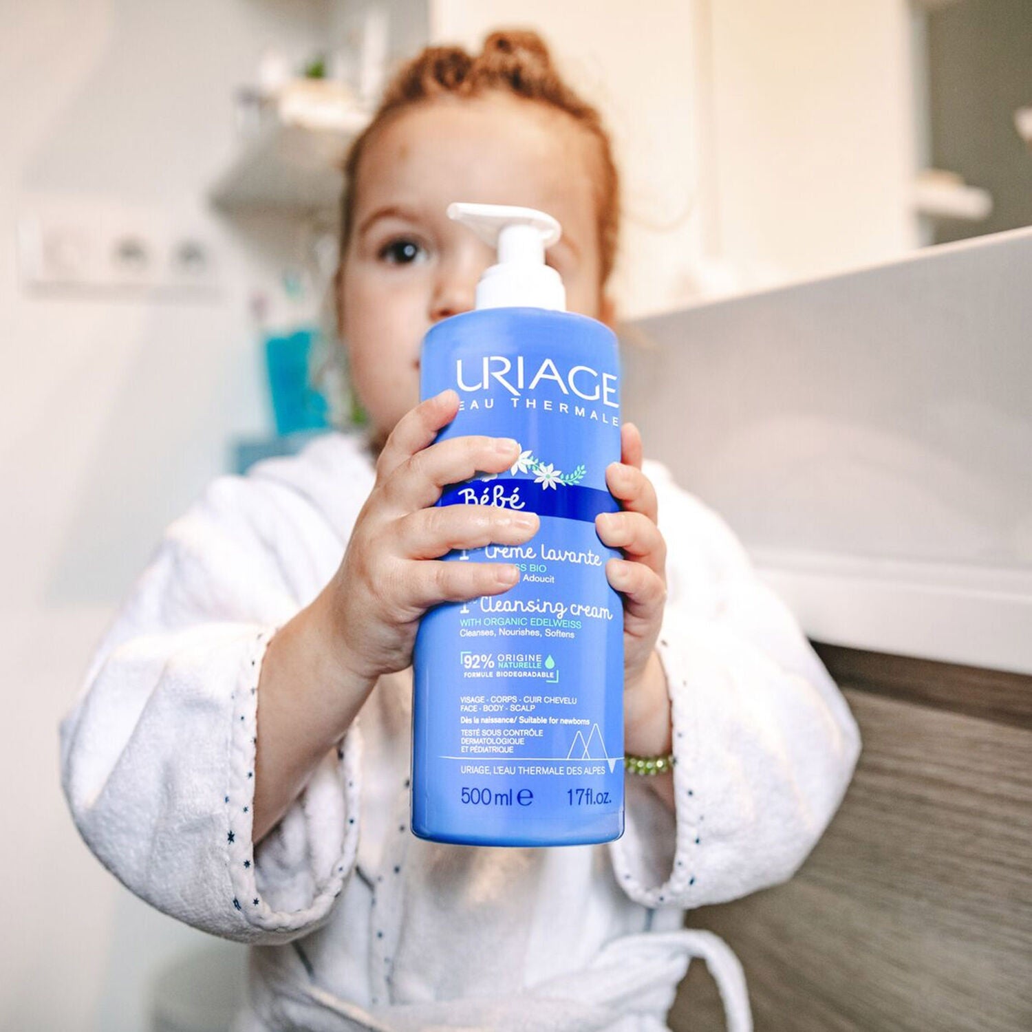 Uriage Bébé 1st Cleansing Water 300ML - Gentle Cleansing for Baby's Sensitive Skin-2