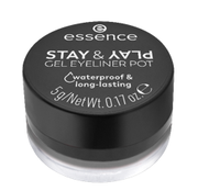 Essence Stay & Play Gel Eyeliner Pot 01 Black – Waterproof, Long-Lasting Precision-1