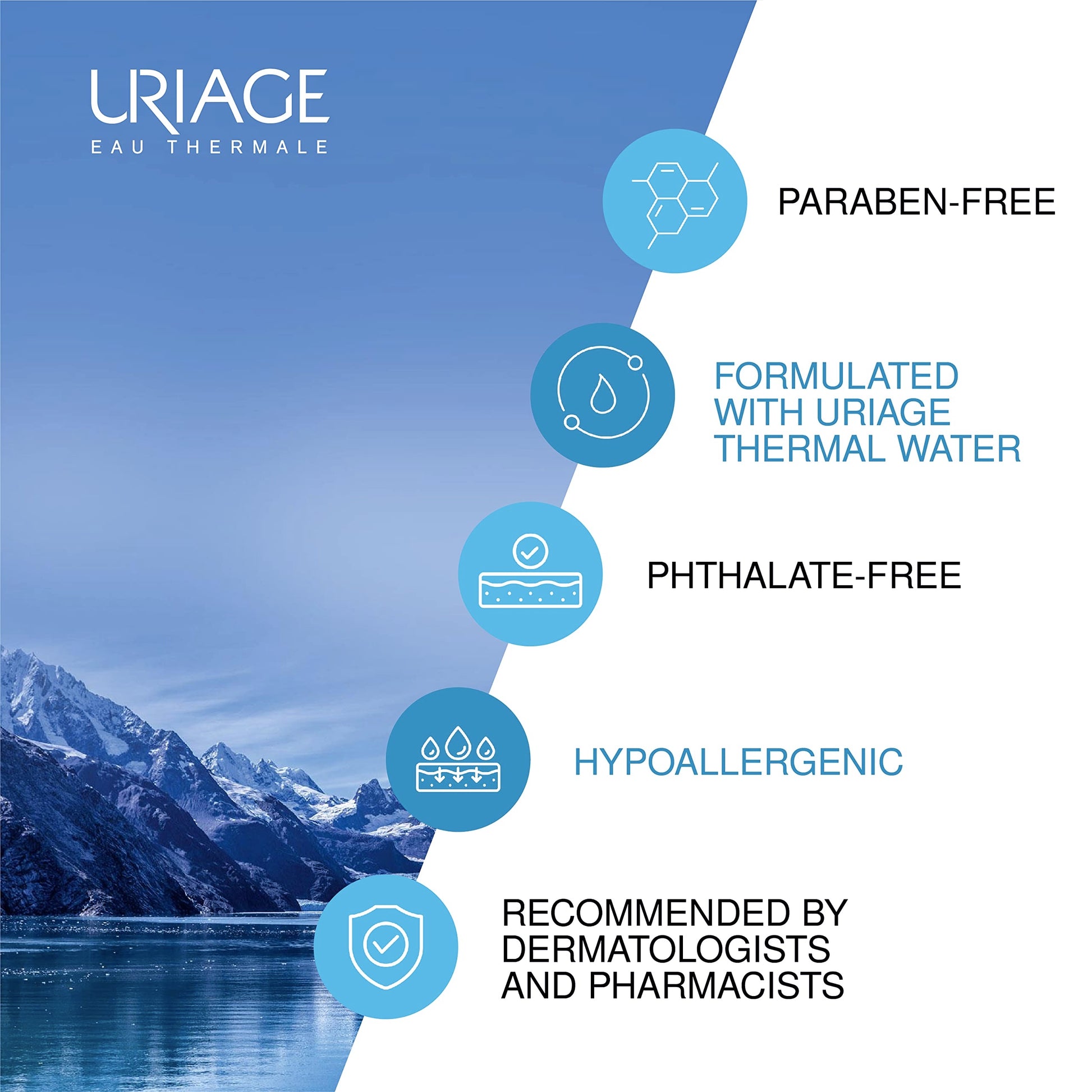 Uriage Eau Thermale Spray 300ML - Refreshing and Soothing Thermal Spring Water for All Skin Types-5