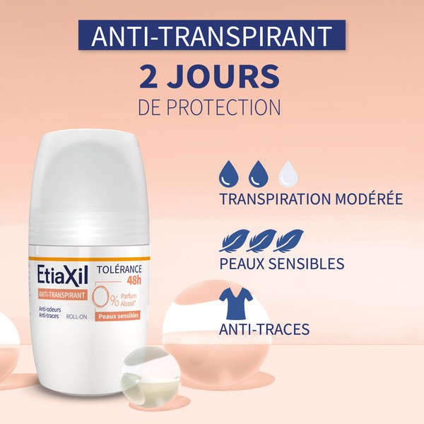 Etiaxil Antiperspirant Tolerance 48h Roll-On 50 ml