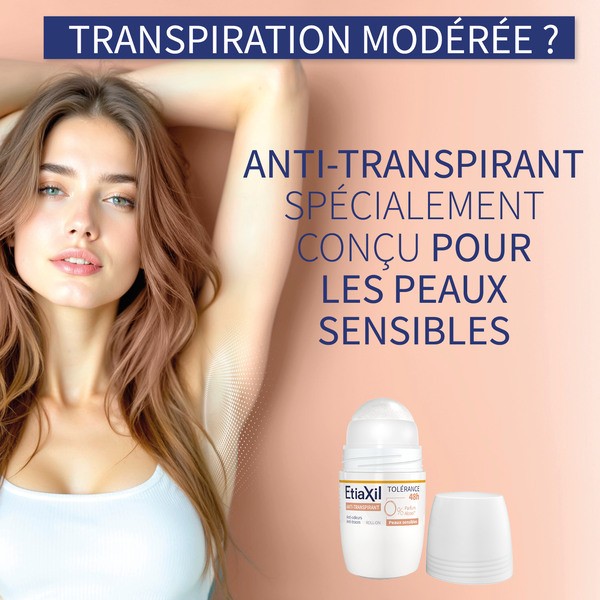 Etiaxil Antiperspirant Tolerance 48h Roll-On 50 ml