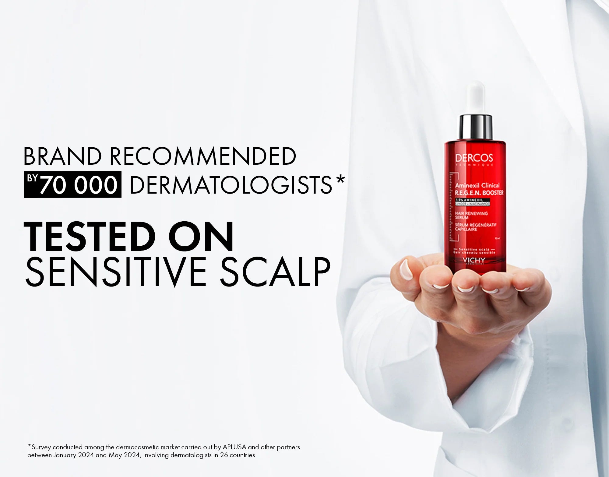 Vichy Dercos Aminexil Clinical R.E.G.E.N. Booster Hair Renewing Serum 90ml for Hair Loss