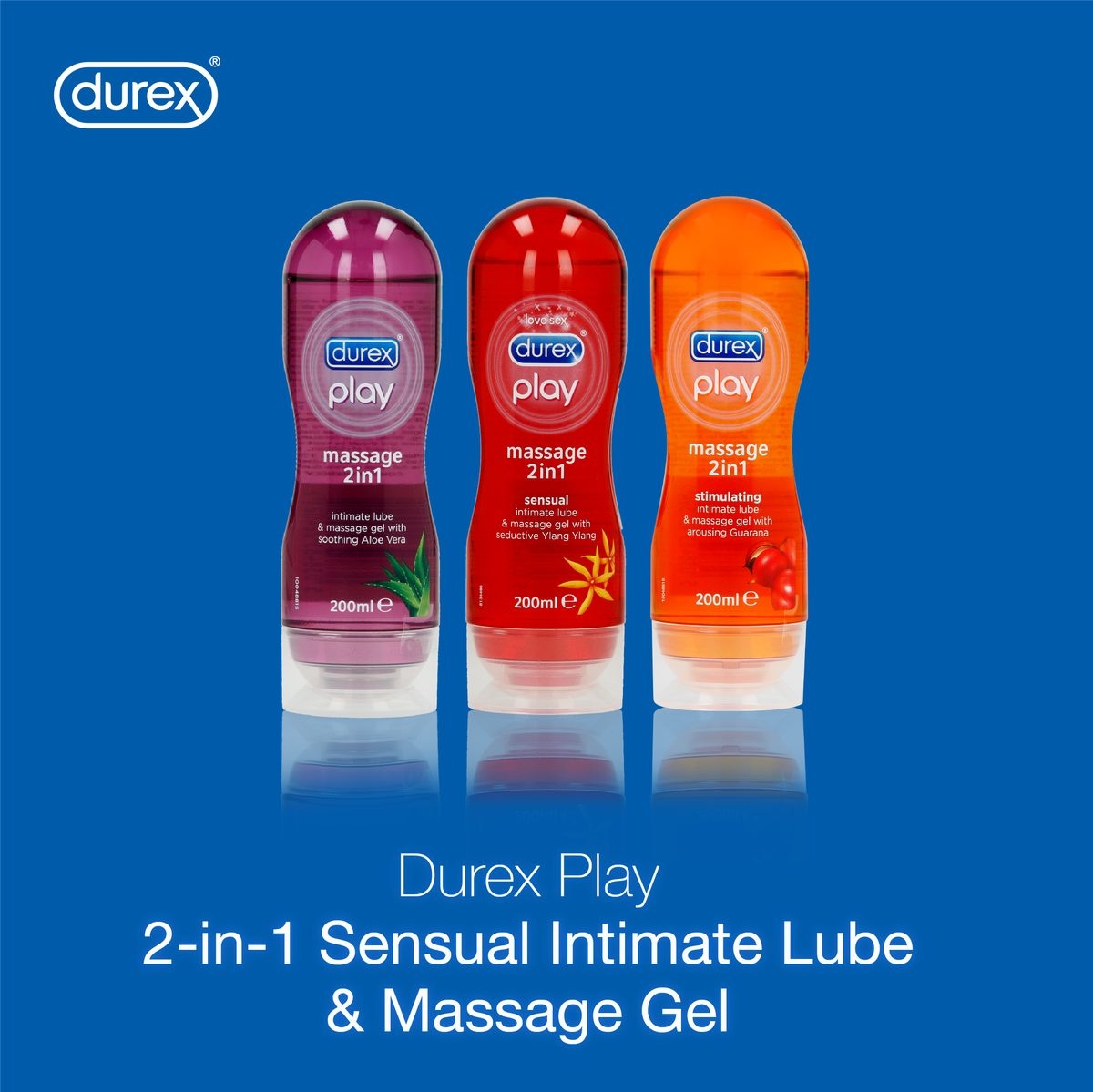 Durex 2-in-1 Massage & Play Lubricant 200ml-1