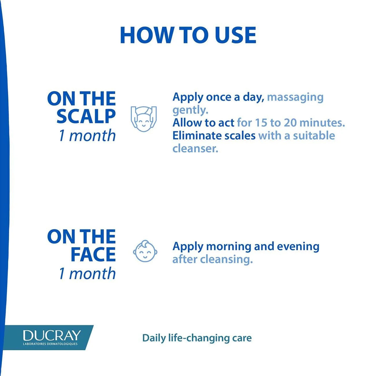 Ducray Kelual Kerato-Reducing Emulsion for Face and Scalp | Treats Seborrheic Dermatitis, Reduces Flaking, and Soothes Irritated Skin-4