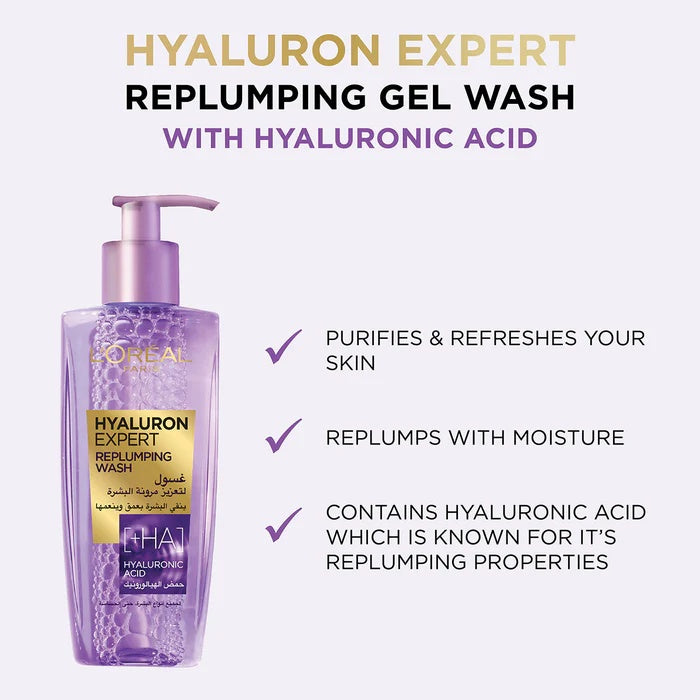 L’Oréal Paris Hyaluron Expert Gel Wash with Hyaluronic Acid-3