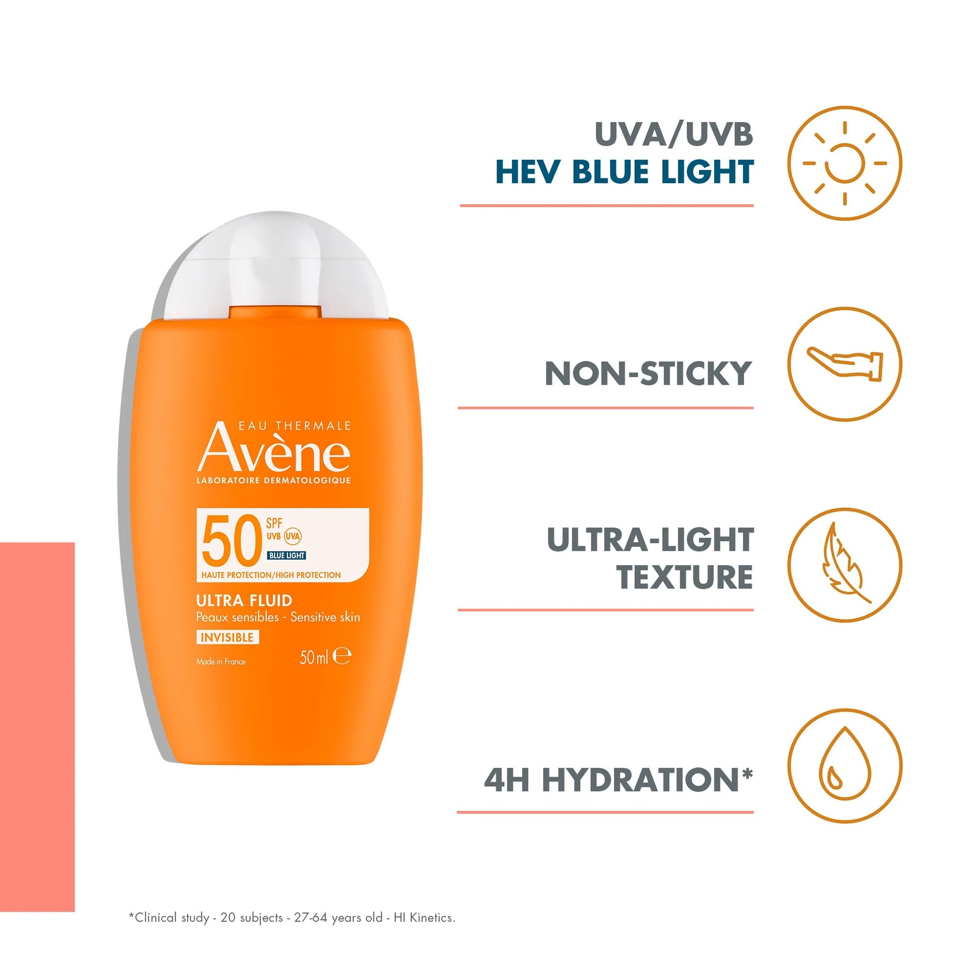 Avene Ultra Fluid Invisible SPF 50+ 50ml-4