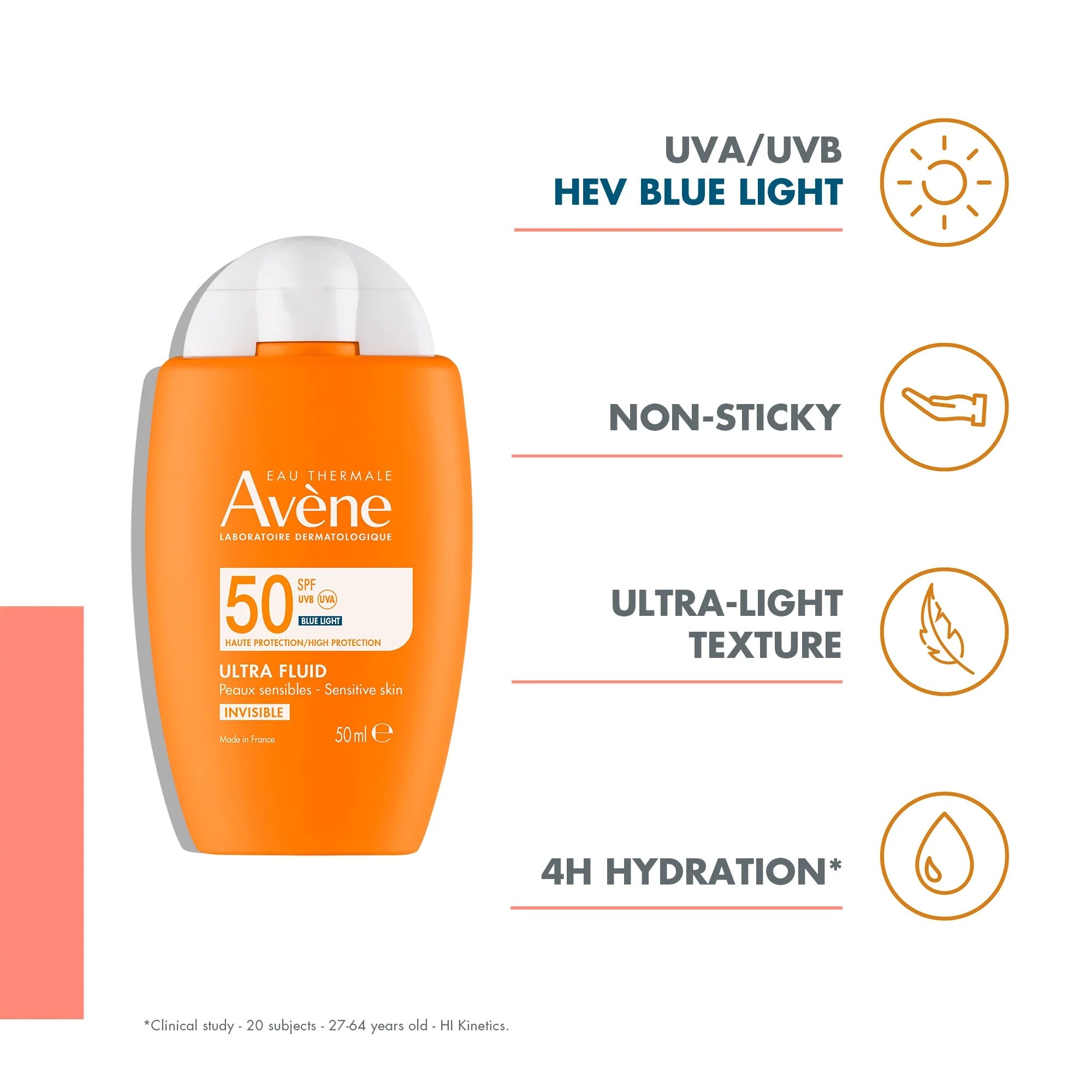 Avene Ultra Fluid Invisible SPF 50+ 50ml-4