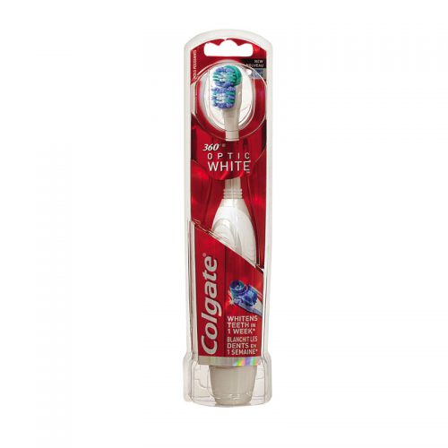 Colgate 360 Optic White Medium Power Toothbrush with replaceable head-1