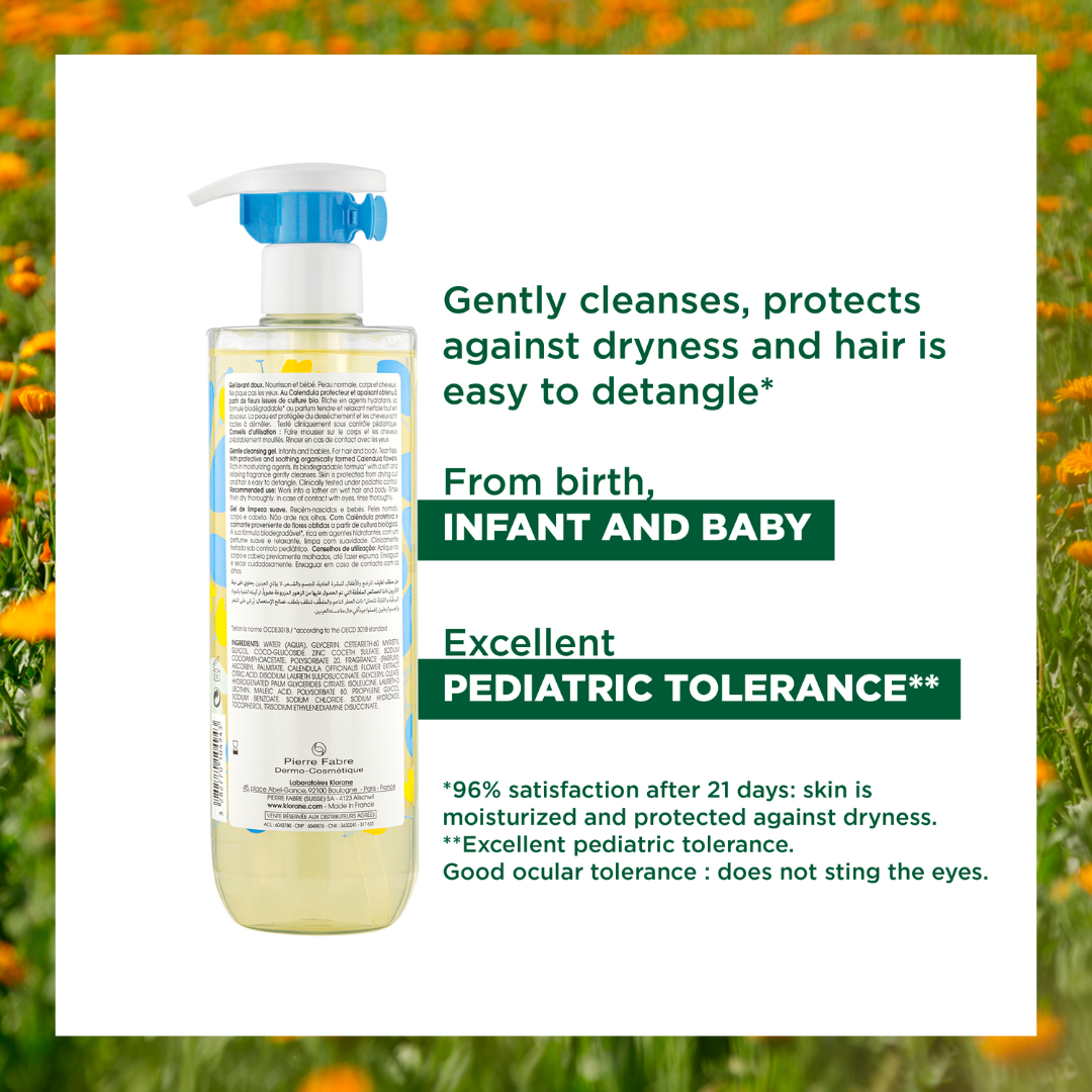 Klorane Baby Certified Organic Change Cream Buy 1 Get Free 500ml Gentle Foaming Gel