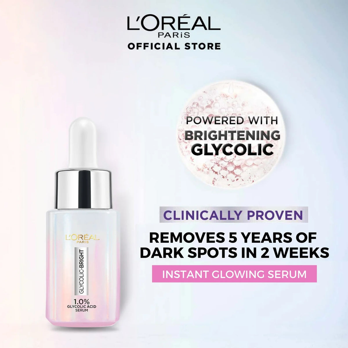 L'Oreal Paris Glycolic Bright 1.0% Glycolic Acid Instant Glowing Face Serum-4
