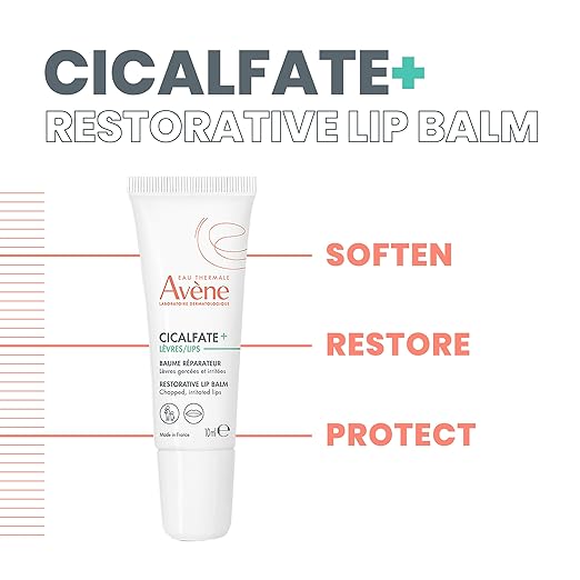 Avene Cicalfate Lip Balm 10ML - Healing and Soothing Balm for Dry, Chapped Lips-4