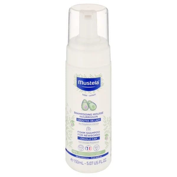 Mustela Foam Shampoo 150ml for Babies and Children | Gentle Scalp Cleansing