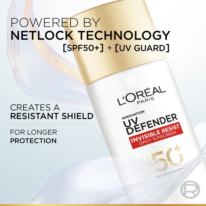 L’Oreal Paris UV Defender Invisible Resist SPF50+ 50ML – Daily UV Protection-4