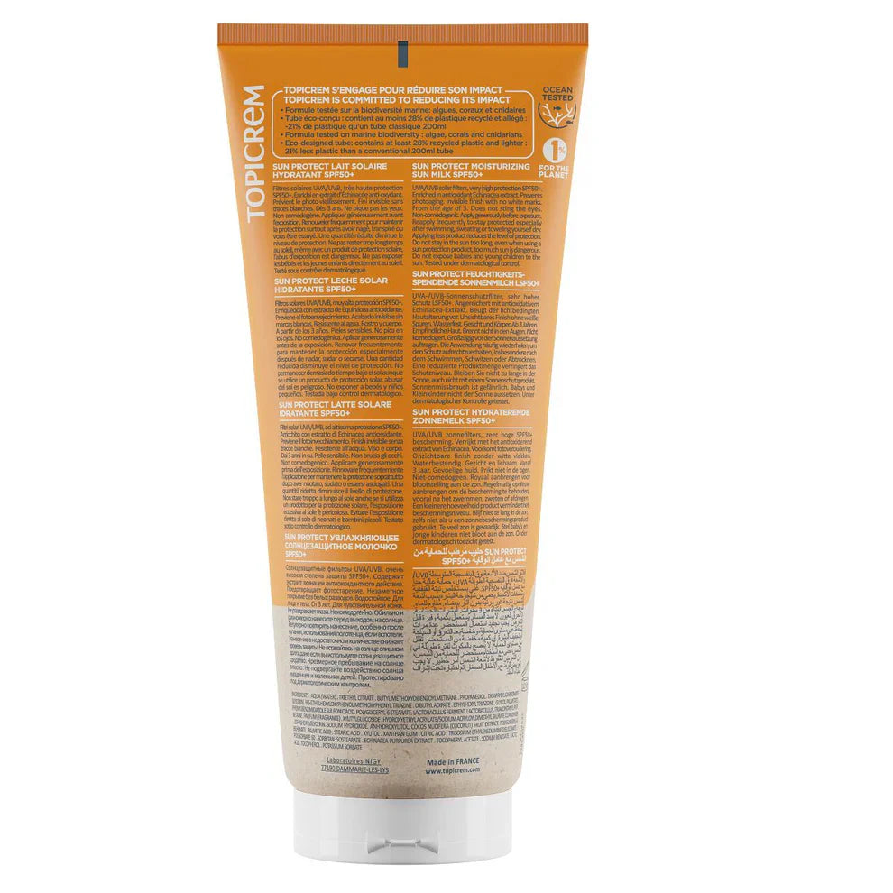 Topicrem Sun Protect Moisturizing Sun Milk SPF50+ 200ml