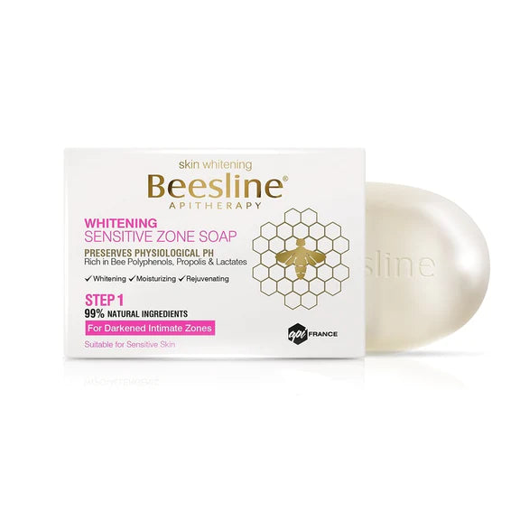 Beesline Whitening Sensitive Zone Soap 85g - Gentle Cleanser for Brightened Sensitive Areas-1
