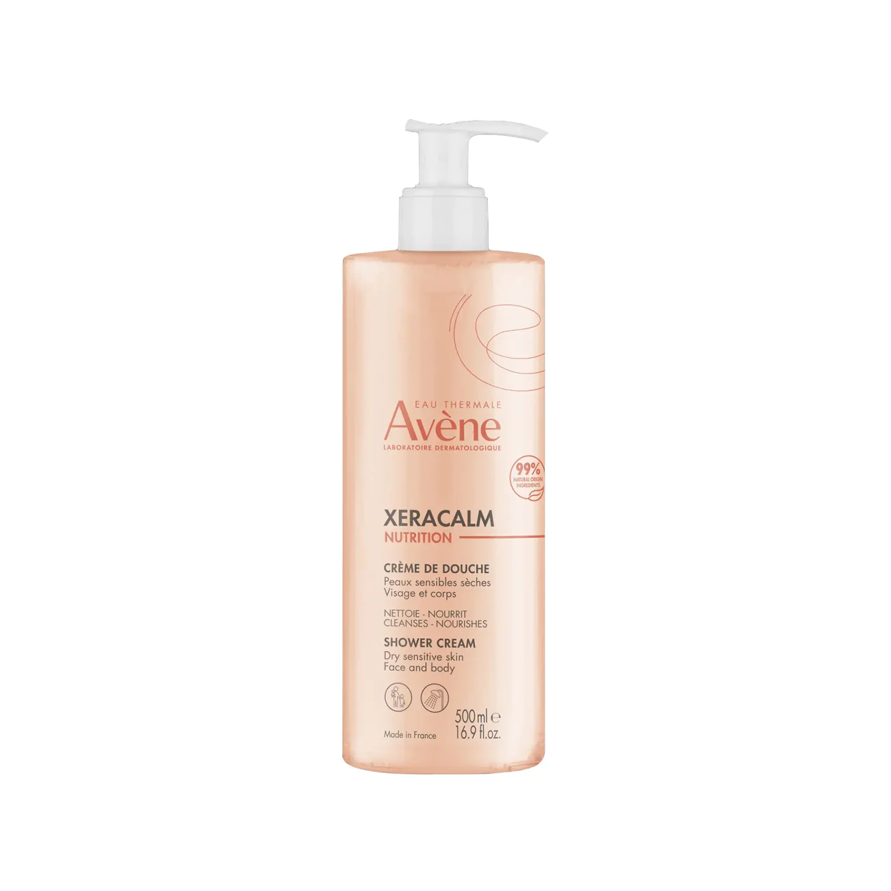 Avene Xeracalm Nutrition Creme Nettoyant Shower Cream 400ML - Gentle Cleansing for Dry and Sensitive Skin-1