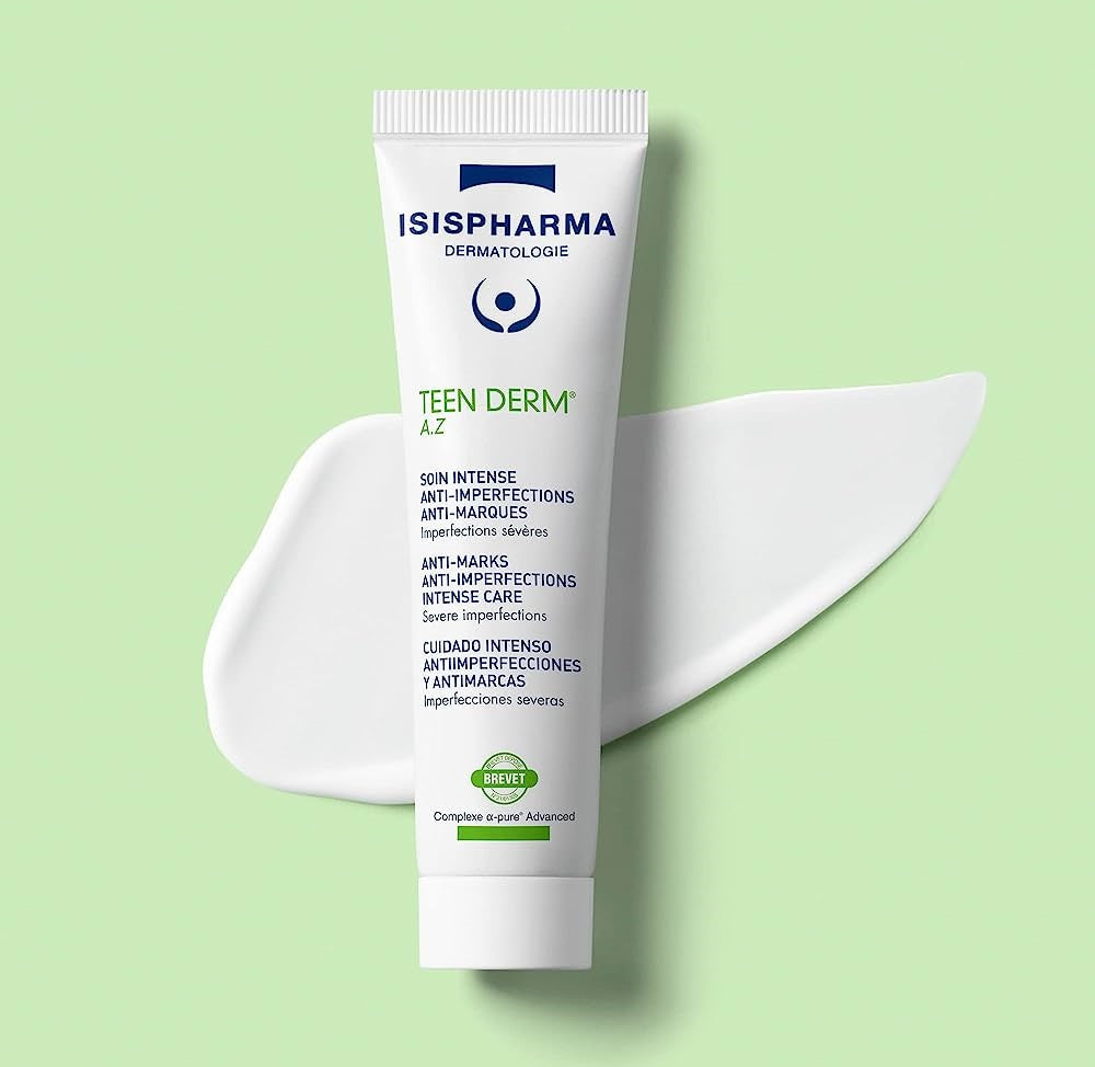 Isispharma Teen Derm AZ Cream 30ml | Anti-Blemish &amp; Acne-Prone Skin Treatment