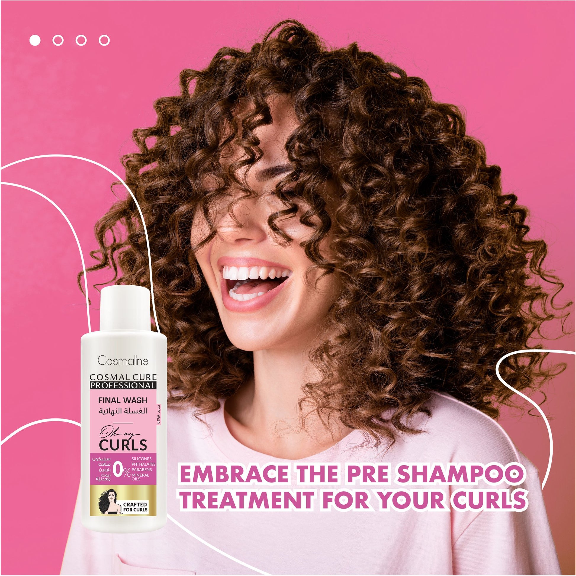 Cosmaline Cosmal Cure Professional Oh My Curls Final Wash – 60ml-2