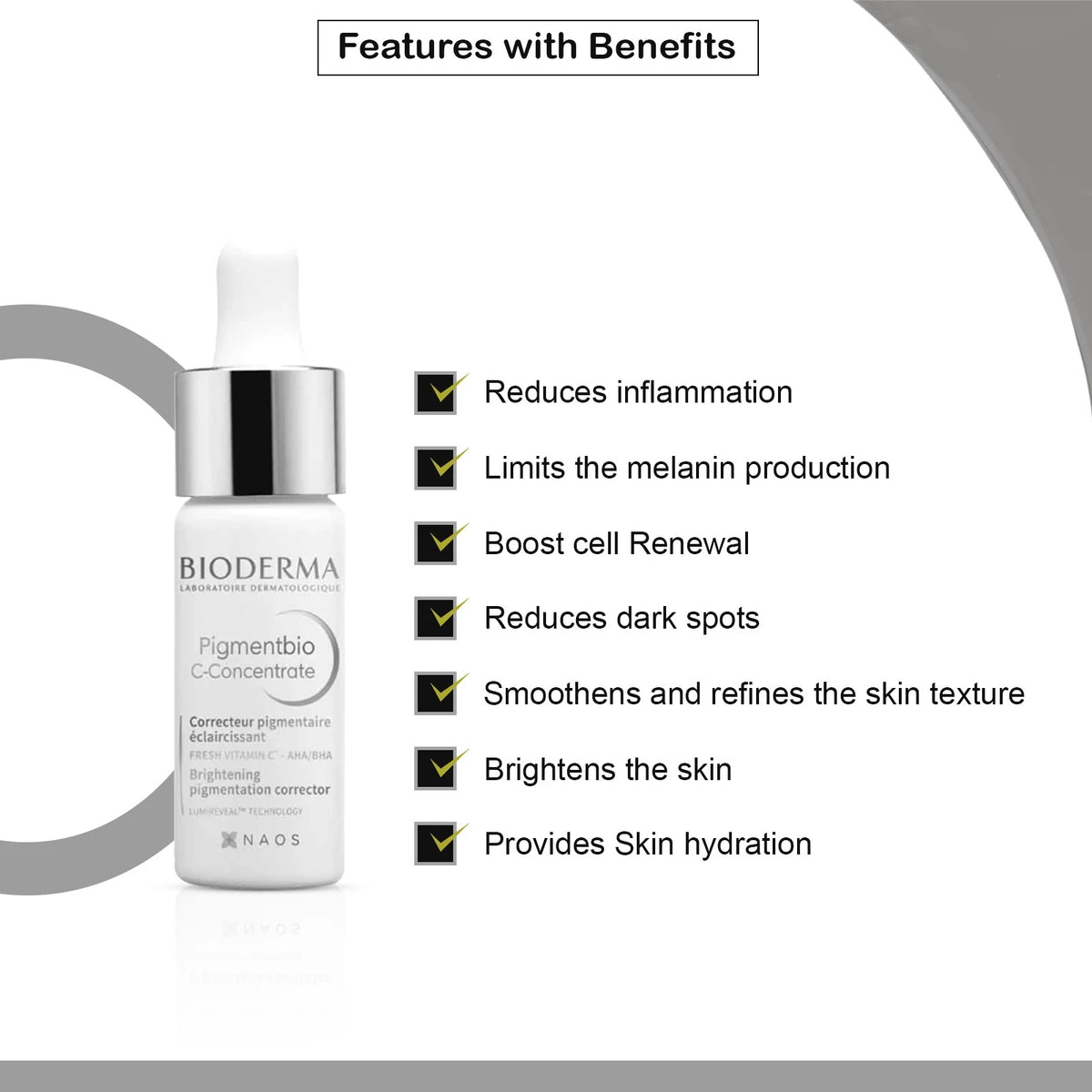 Bioderma Pigmentbio C-Concentrate Dark Spot Corrector Serum - 30ml-3