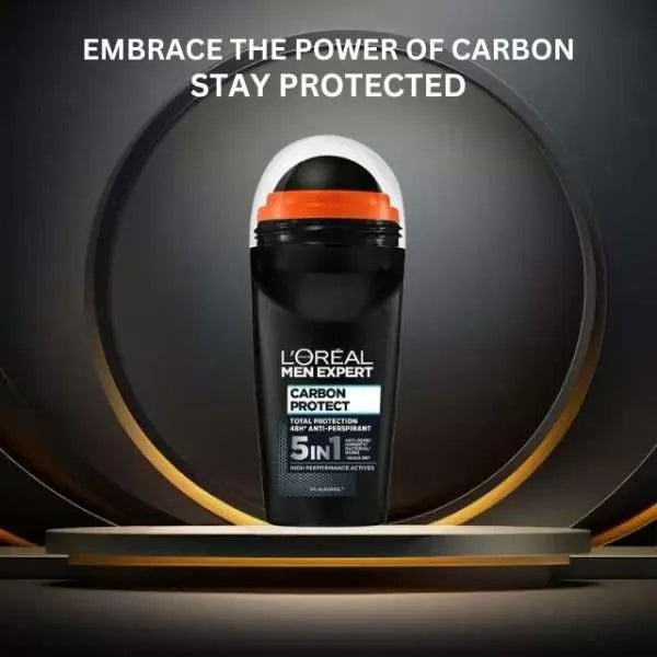 L’Oreal Men Expert Carbon Protect 5-in-1 Roll-On Deodorant 50ml – 48H Protection-3