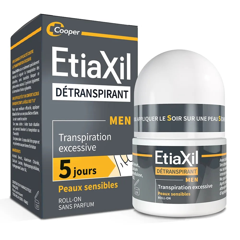 Etiaxil Detranspirant Men 15 ml | Effective Antiperspirant Treatment for Sensitive Skin-2