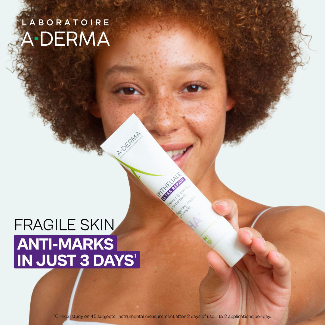 Aderma Epitheliale AH Ultra Anti-mark Repairing Cream and get a FREE 50ml Aderma hand and nails cream