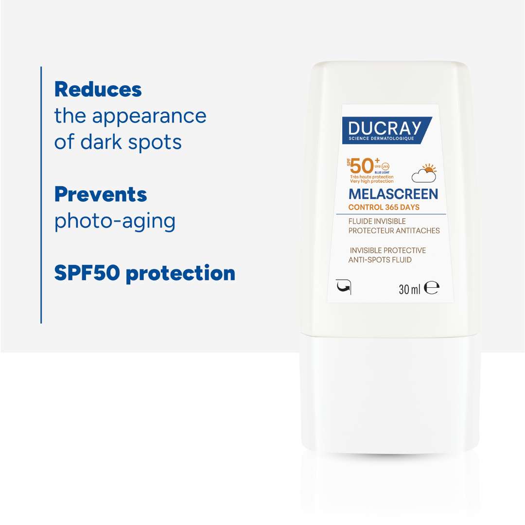 Ducray Melascreen SPF50+ Protective Anti-stain Fluid Invisible for pigmented skin 30ml