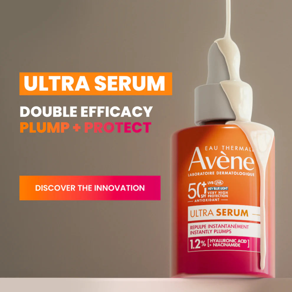 Avene Ultra Serum SPF 50+ Antioxidant Daily Protective Serum with Hyaluronic Acid and Niacinamide