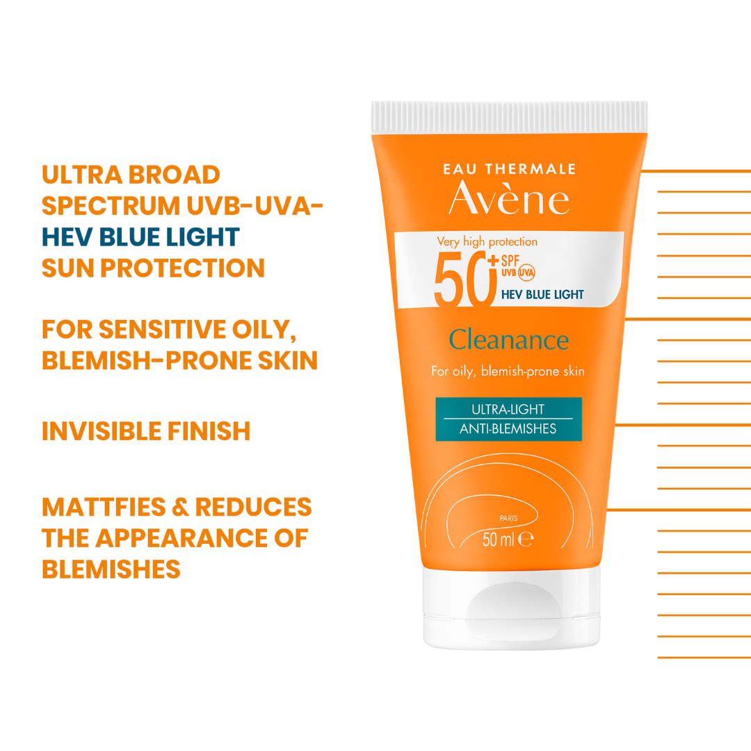 Avene Cleanance 50ml + Avene After-Sun Restorative Lotion 400ml + Avene Eau Thermale 300ml + Free Sea Safe & Sun Tote Bag – Complete Sun & Skincare Set