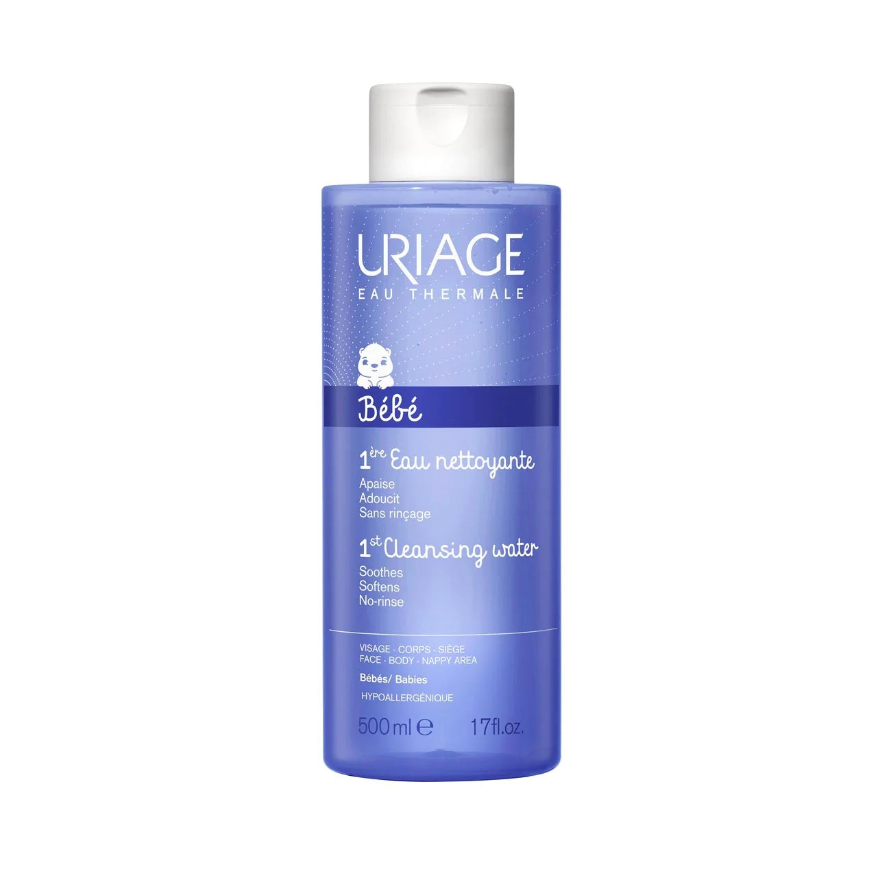 Uriage Bébé 1st Cleansing Water 300ML - Gentle Cleansing for Baby's Sensitive Skin-1