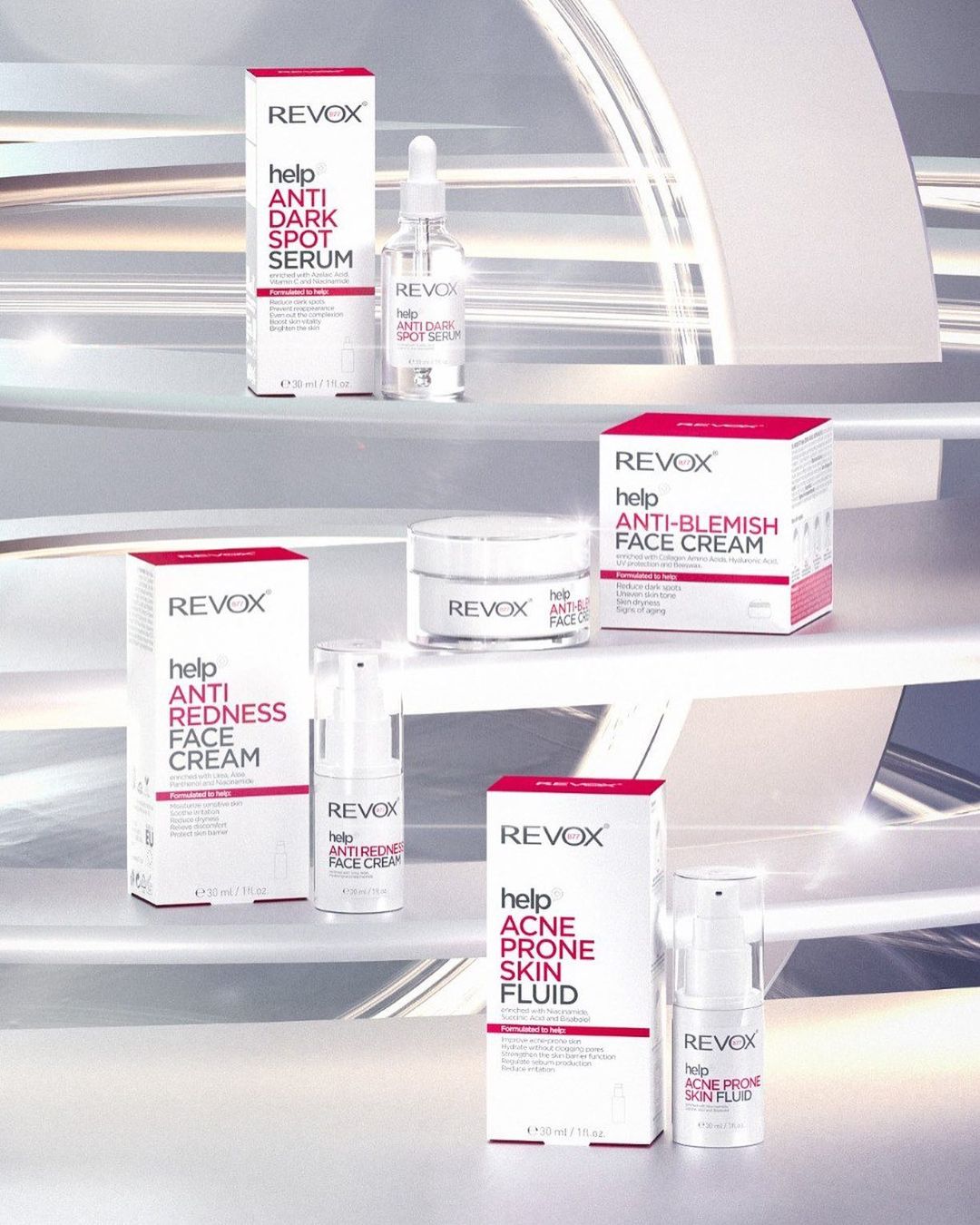 Revox Help Acne Prone Skin Fluid Clear Skin - 30ml-4