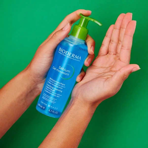 Bioderma Sebium Foaming Gel – Purifying Cleanser for Oily and Combination Skin - Buy 2 Get 1 Free-2
