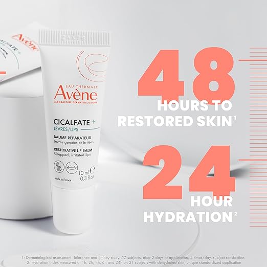 Avene Cicalfate Lip Balm 10ML - Healing and Soothing Balm for Dry, Chapped Lips-3