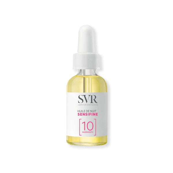 SVR Sensifine Soothing Regenerating Night Oil with Cotton Oil Squalane and Niacinamide for Sensitive Red Irritated Skin-1